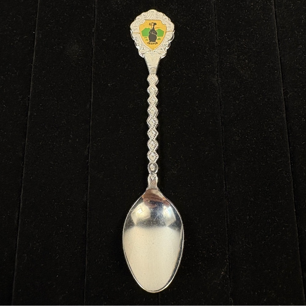 Vintage Souvenir Spoon 🥄 Jasper the Bear 🐻